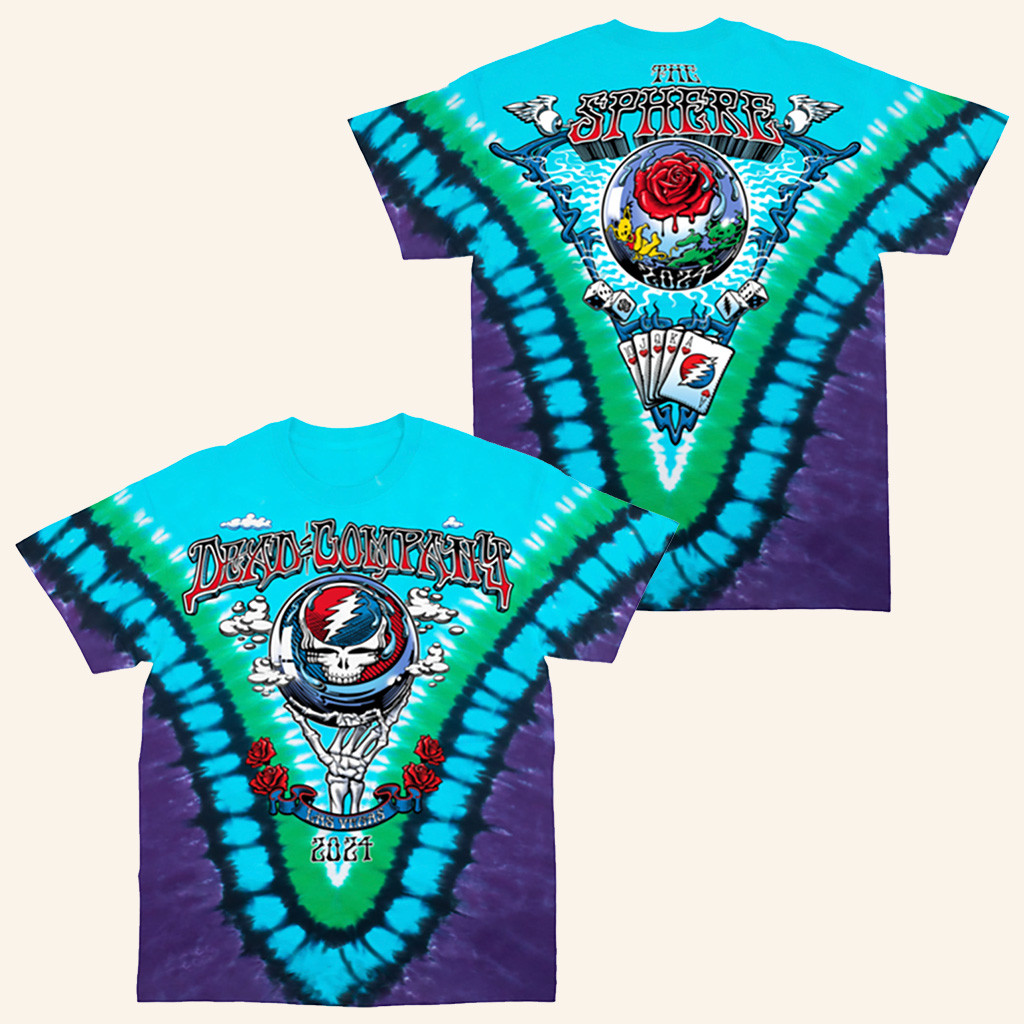 Dead And Company Merch Dead Forever Sphere Tie Dye Shirt Gift Ideas For Music Lovers-1