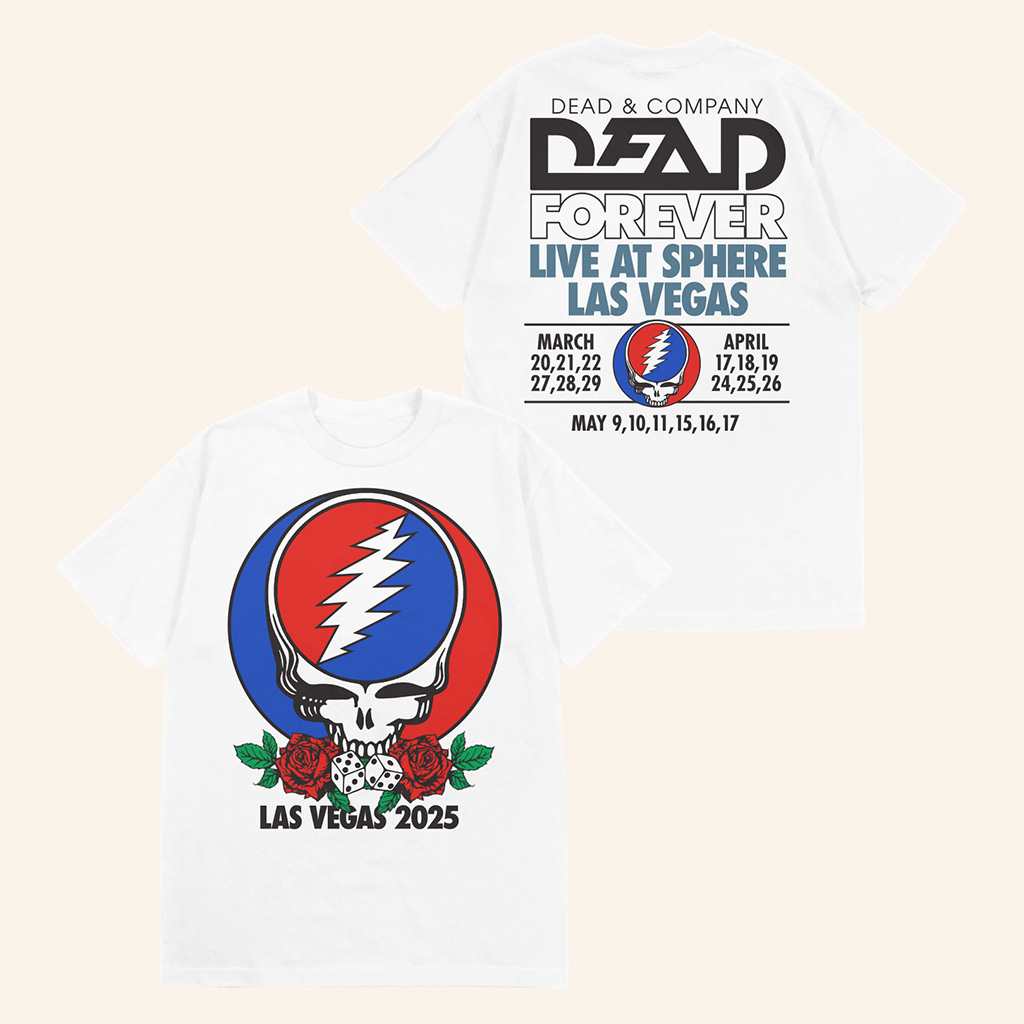 Dead And Company Merch Dead Forever Spring 2025 T-Shirt Cool Gifts For Music Lovers-1 Dead And Company Merch Dead Forever Spring 2025 T-Shirt Cool Gifts For Music Lovers-1