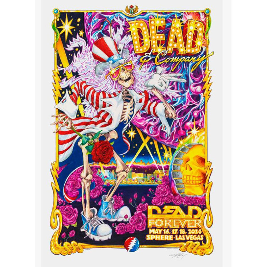 Dead And Company Merch Dead Party Skeleton Poster Unique Gifts For Music Lovers-1 Dead And Company Merch Dead Party Skeleton Poster Unique Gifts For Music Lovers-1