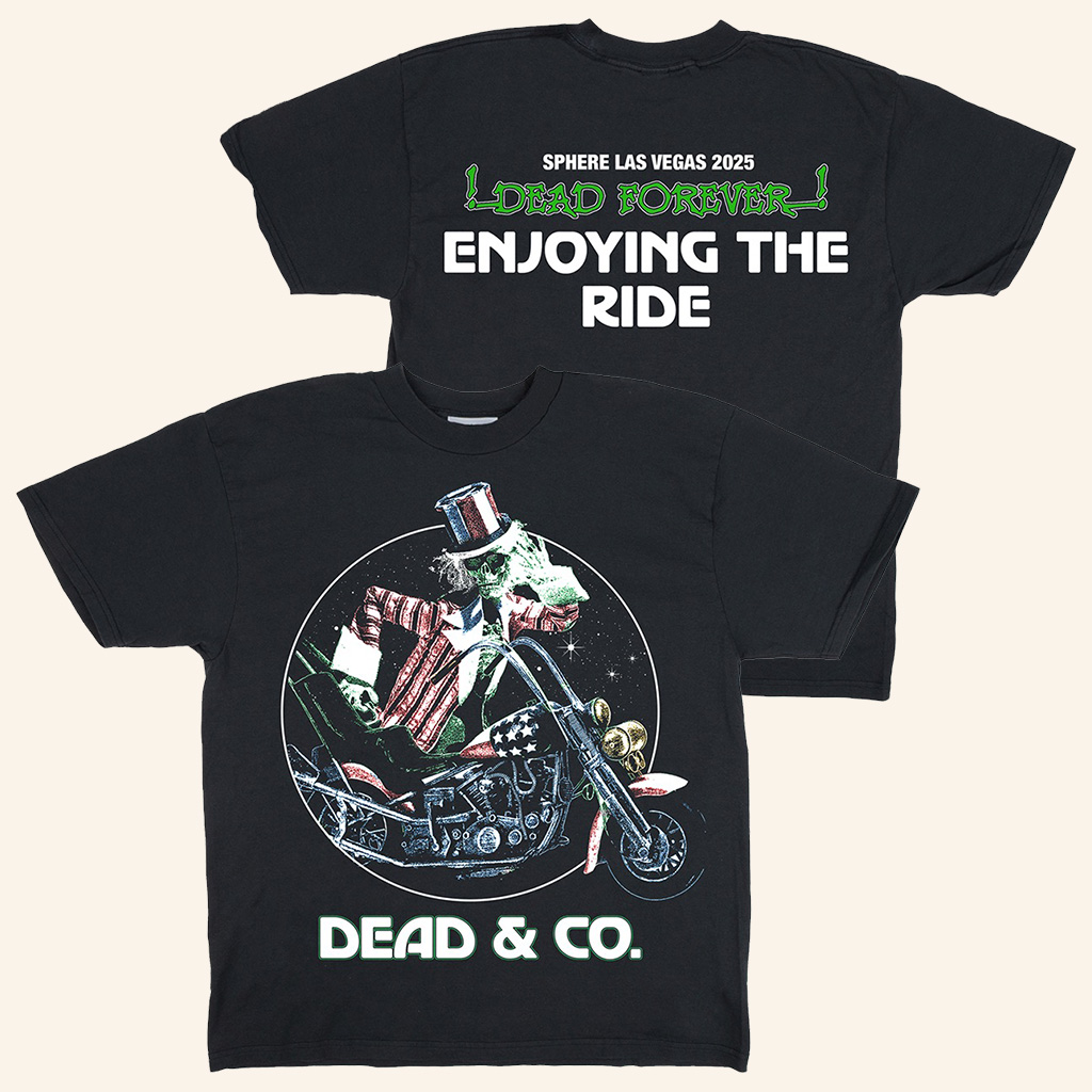 Dead And Company Merch Enjoying the Ride Sphere 2025 Shirt Xmas Gifts For Rock Band Fans-1 Dead And Company Merch Enjoying the Ride Sphere 2025 Shirt Xmas Gifts For Rock Band Fans-1