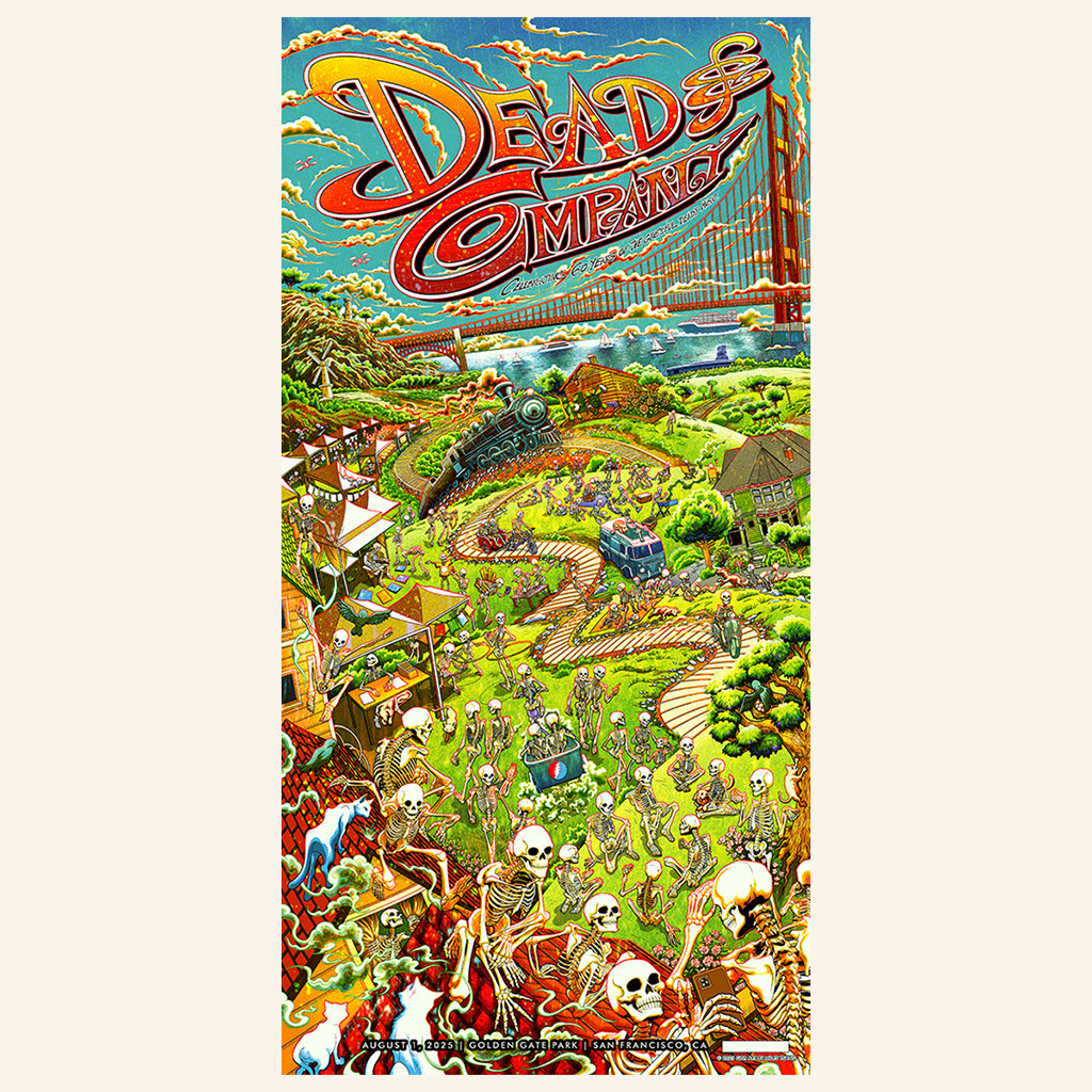 Dead And Company Merch Golden Gate Park Event August 1 2025 Poster Gift For Rock Music Fans-1 Dead And Company Merch Golden Gate Park Event August 1 2025 Poster Gift For Rock Music Fans-1