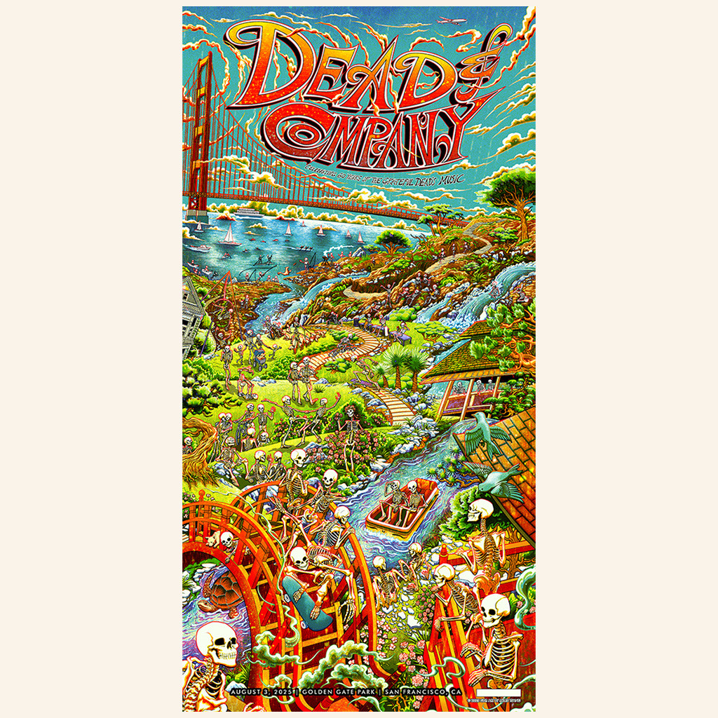 Dead And Company Merch Golden Gate Park Event August 3 2025 Poster Best Gift For Husband-1