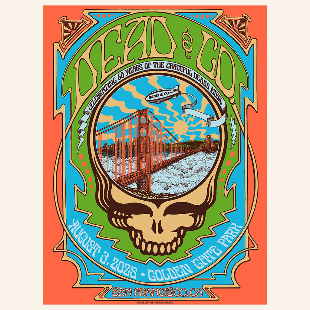 Dead And Company Merch Golden Gate Park Event August 3 2025 Poster Gift For Brother-1