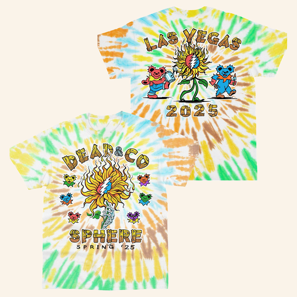 Dead And Company Merch Las Vegas Sphere Spring 2025 T-Shirt Best Christmas Gifts For Her-1