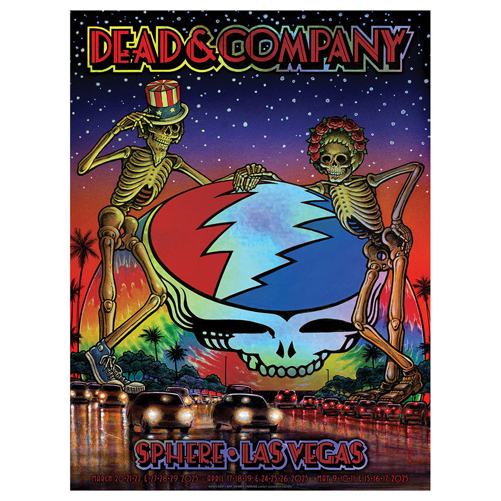 Dead And Company Merch Sphere Las Vegas 2025 Larkins Foil Poster Music Lover Gifts For Him-1 Dead And Company Merch Sphere Las Vegas 2025 Larkins Foil Poster Music Lover Gifts For Him-1