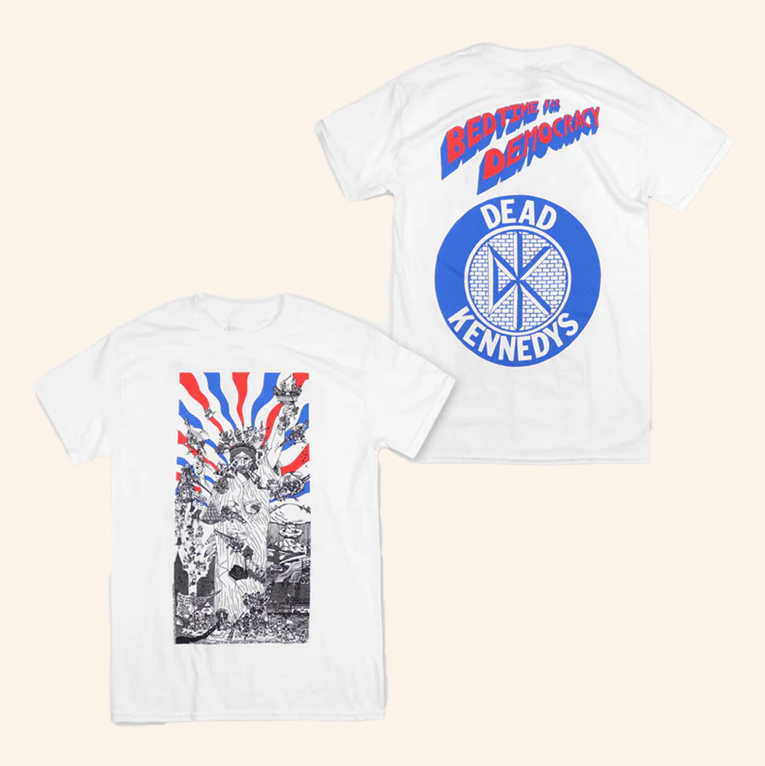 Dead Kennedys Merch Bedtime For Democracy White T-Shirt Gift Ideas For Husband-1 Dead Kennedys Merch Bedtime For Democracy White T-Shirt Gift Ideas For Husband-1