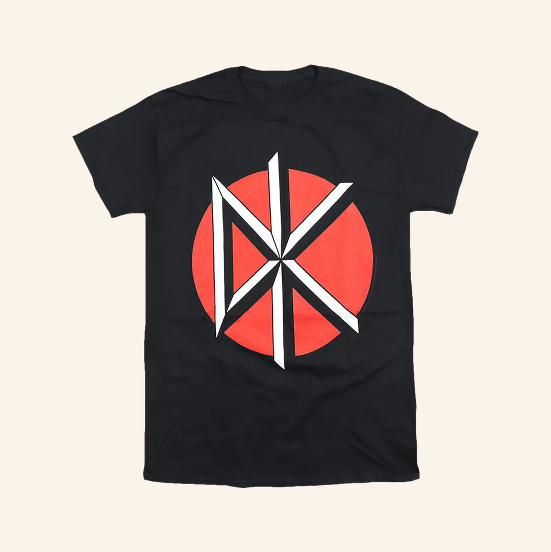 Dead Kennedys Merch DK Logo Black T-Shirt Cool Gifts For Music Lovers-1