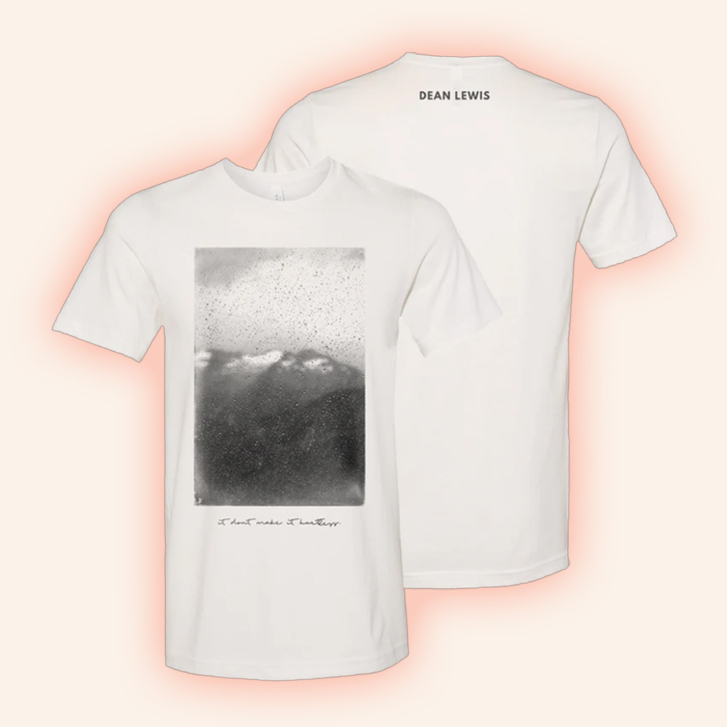 Dean Lewis Merch Hurtless Mountain White T-Shirt Gift Ideas For Her-1 Dean Lewis Merch Hurtless Mountain White T-Shirt Gift Ideas For Her-1