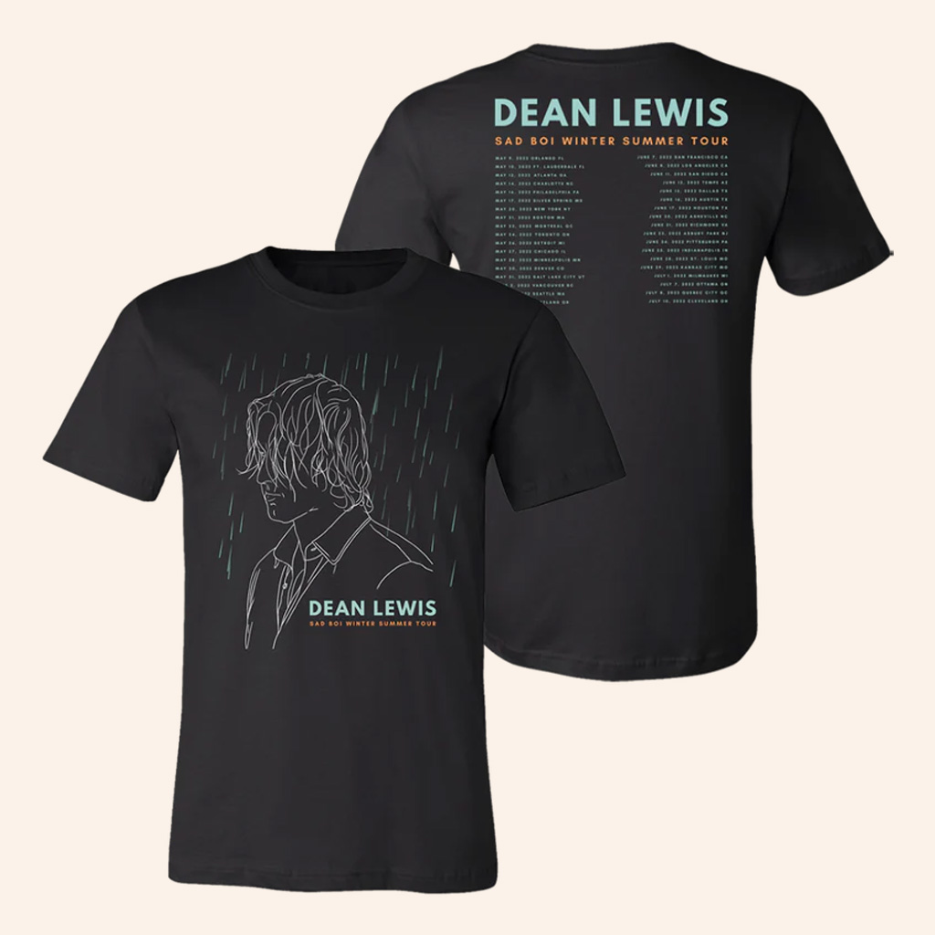 Dean Lewis Merch Sad Boi Winter Summer Tour Shirt  Music Related Gifts For Guys-1
