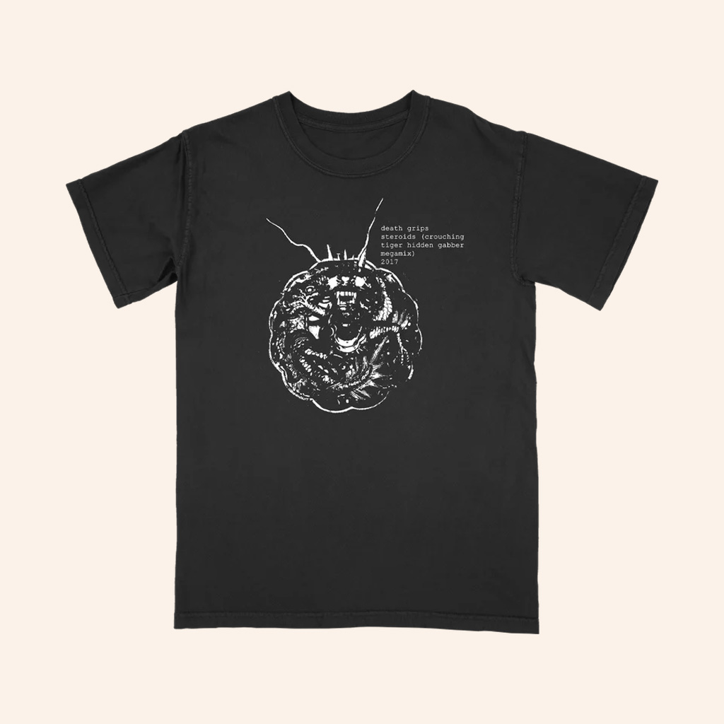 Death Grips Merch Crouching Black T-Shirt Best Gift Ideas For Boyfriend-1