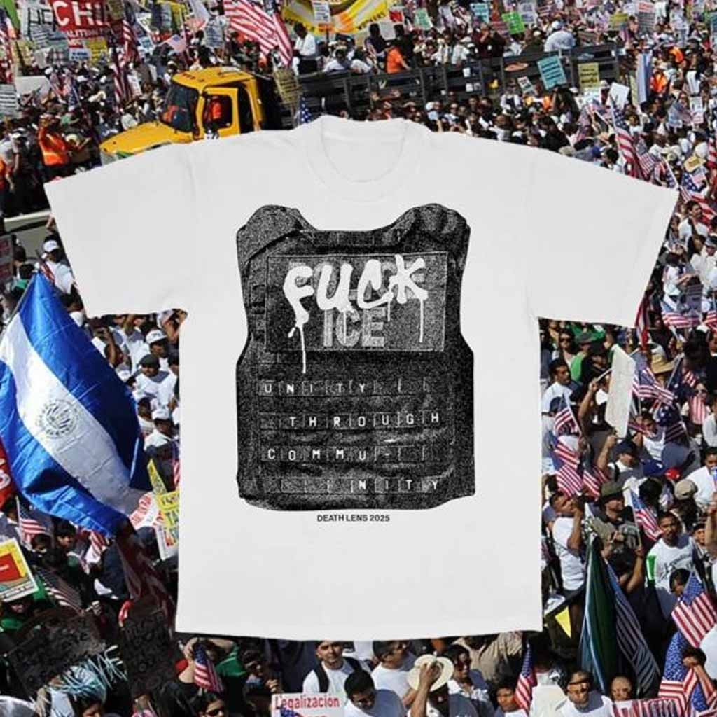 Death Lens Band Merch Fck I.C.E. Vest T-Shirt Gifts For Husband-1