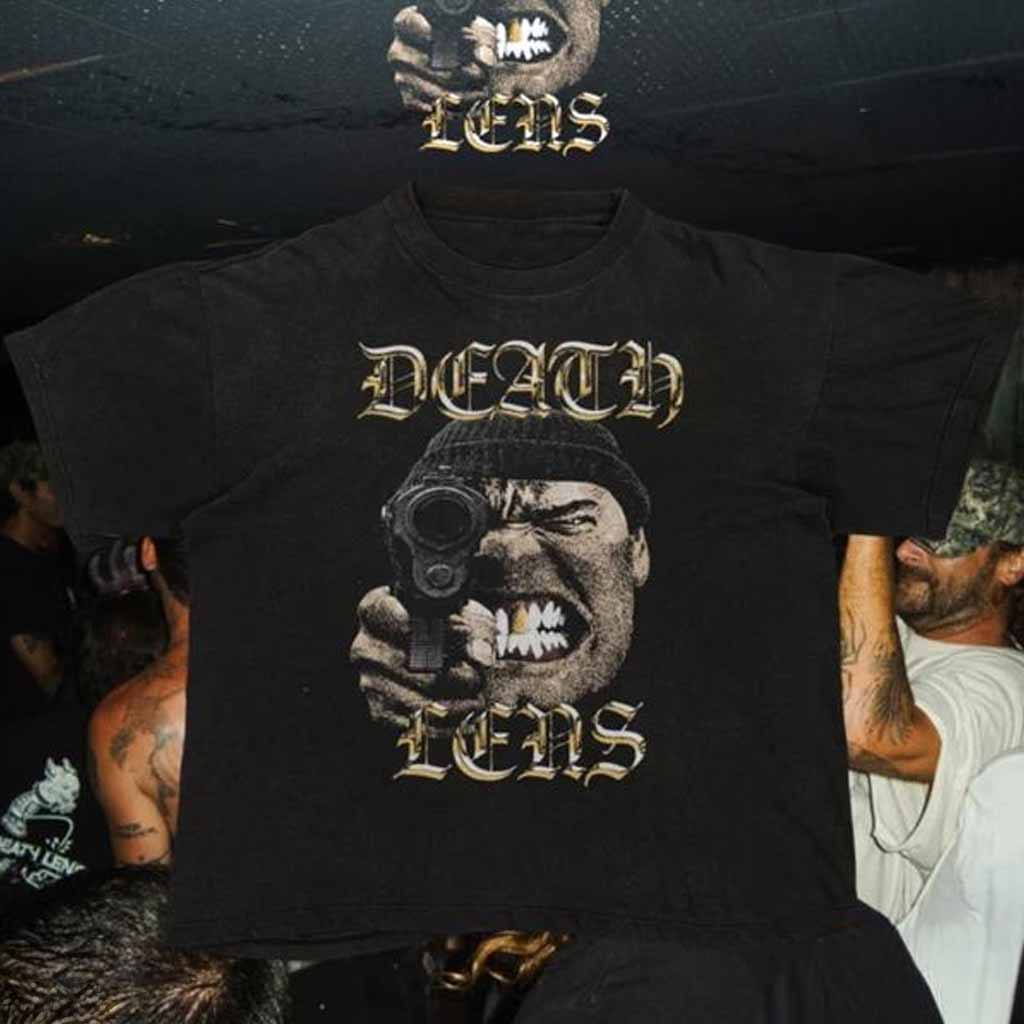 Death Lens Band Merch Hands Up T-Shirt Music Lover Gifts For Him-1