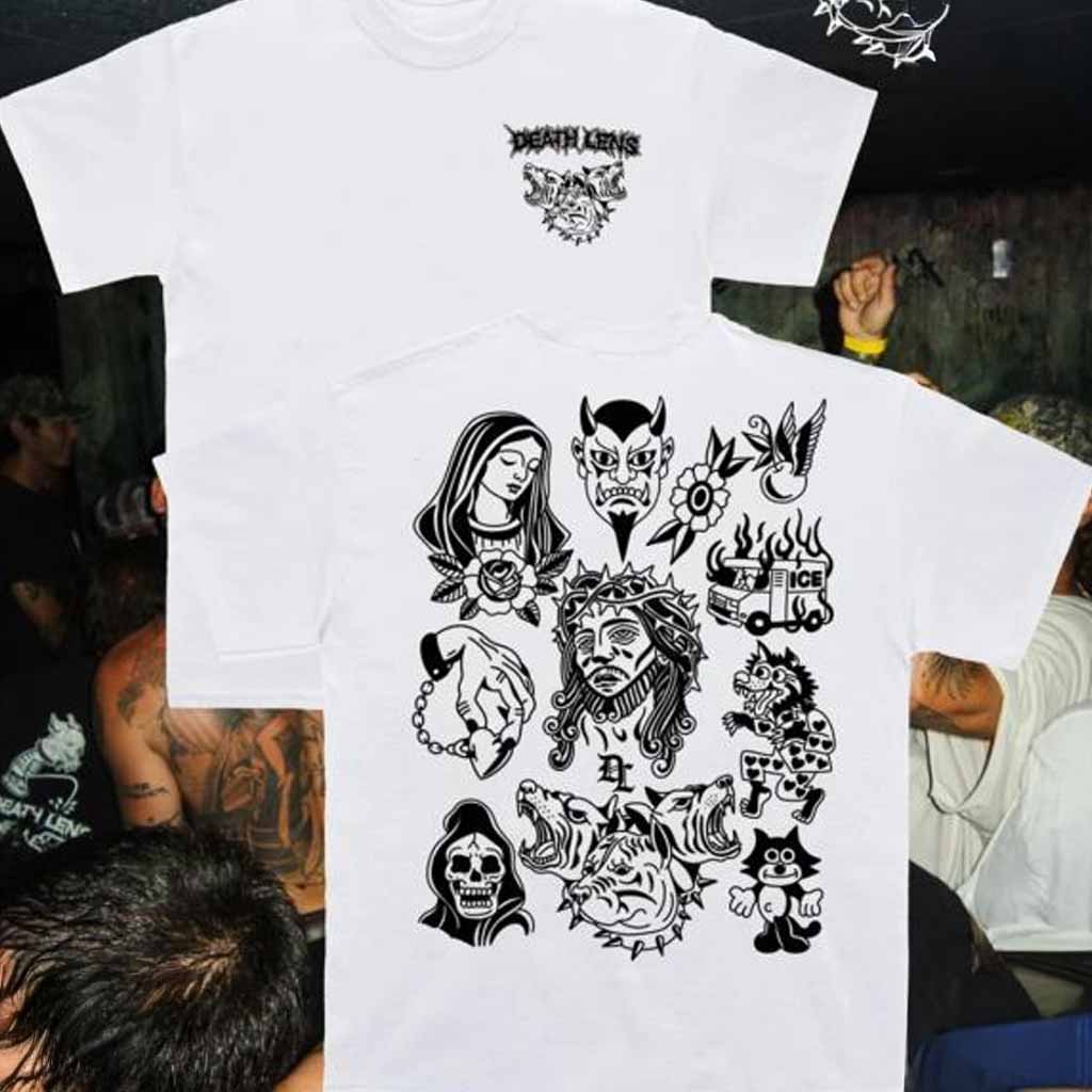 Death Lens Band Merch Our Own Tatt's T-Shirt Death Lens Merch Gifts For Music Fans-1