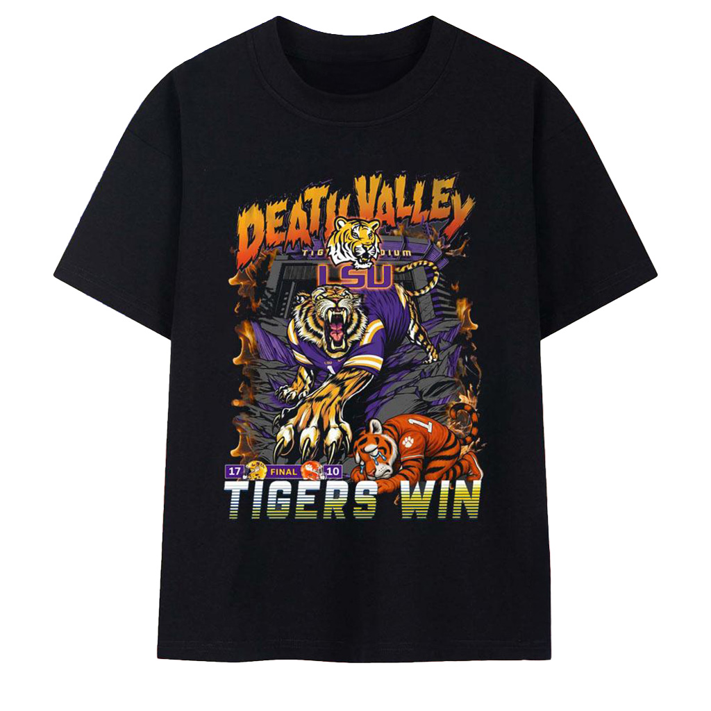 Death Valley Tigers Win LSU Beats T-Shirt Detroit Tigers Merch Baseball Lover Gift Ideas-1