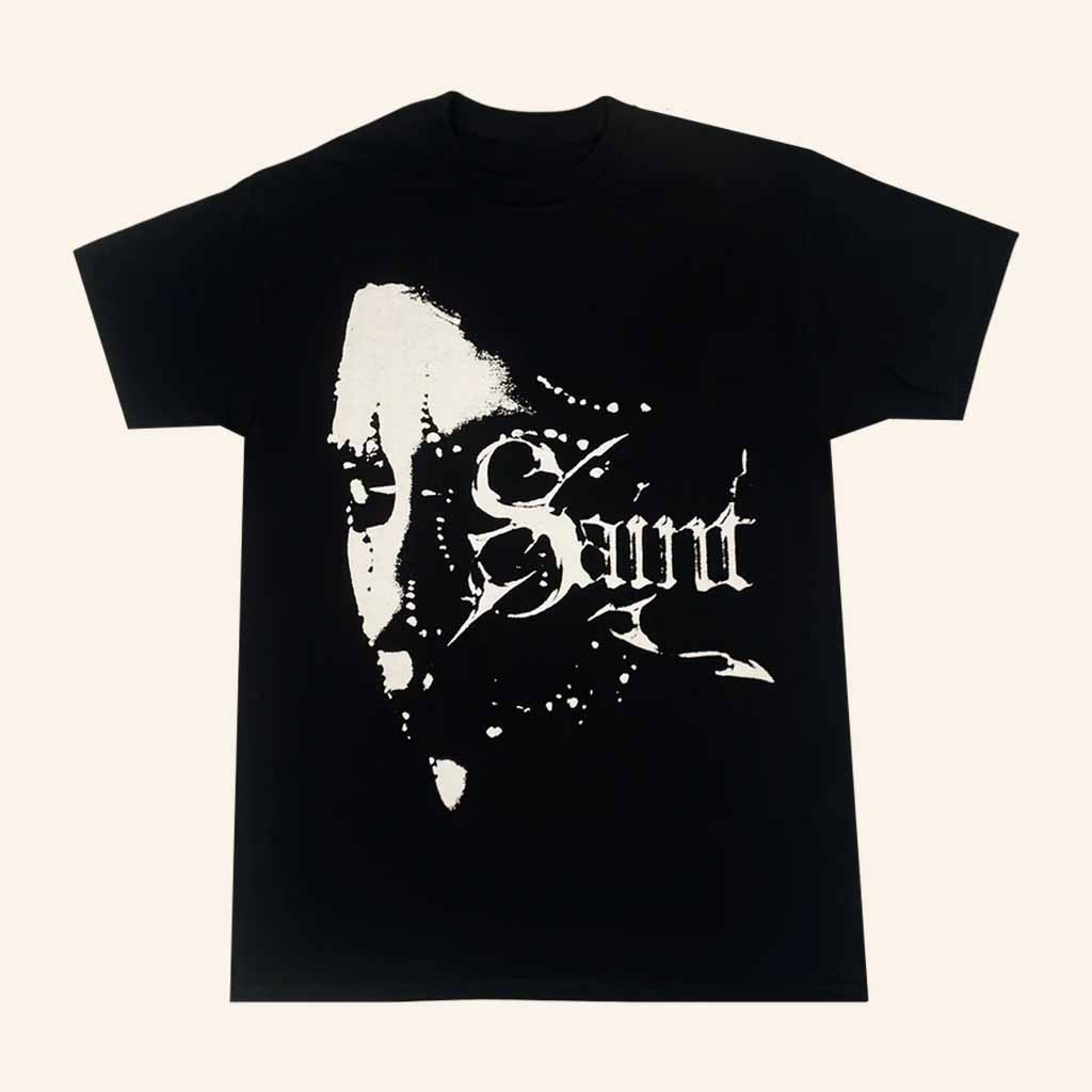 DeathbyRomy Merch Saint Black T-Shirt Christmas Gift Ideas For Boyfriend-1