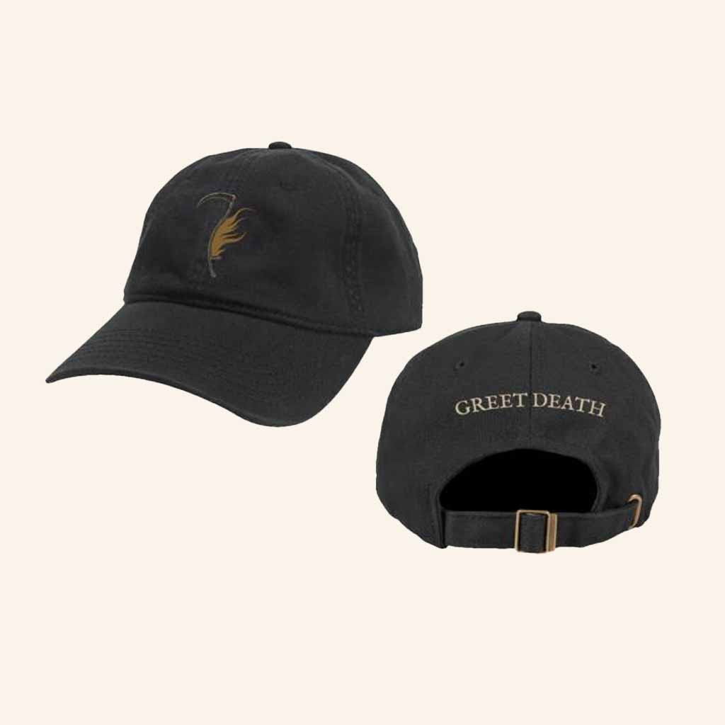 Deathwish Inc Merch Greet Death Burning Scythe Hat Unique Gift For Fans-1