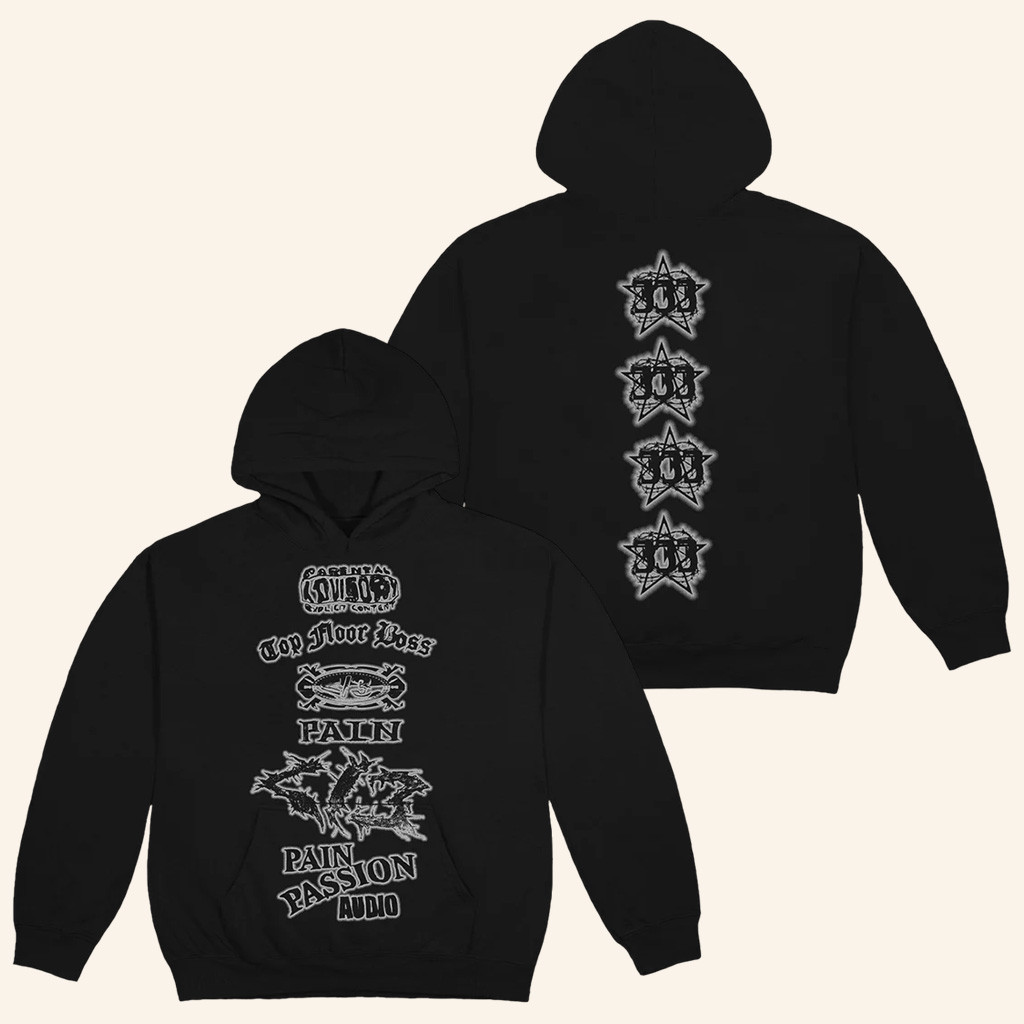 Destroy Lonely Merch Logo Mania Hoodie Pain Passion Audio Hoodie Gifts For Rap Lovers-1