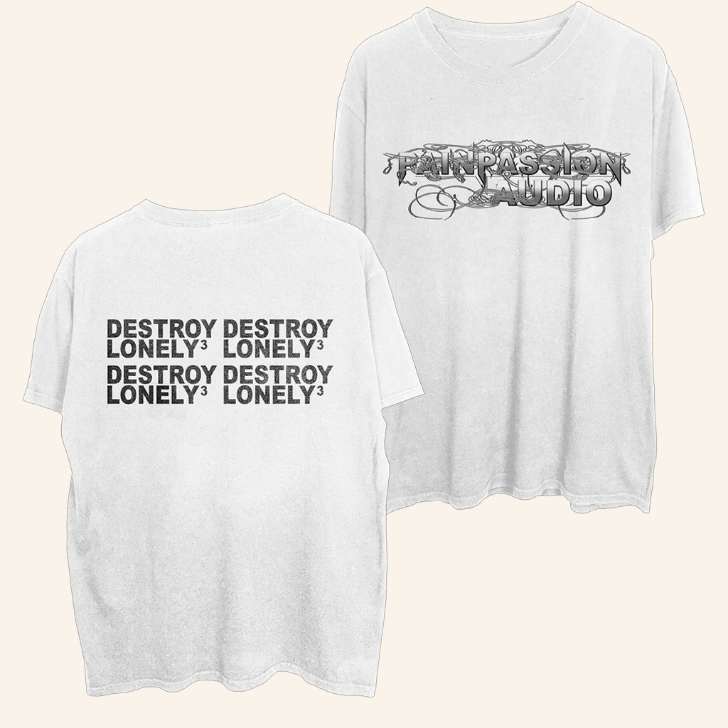 Destroy Lonely Merch Pain Passion Audio T-Shirt Gifts For Rapper Fans-1 Destroy Lonely Merch Pain Passion Audio T-Shirt Gifts For Rapper Fans-1