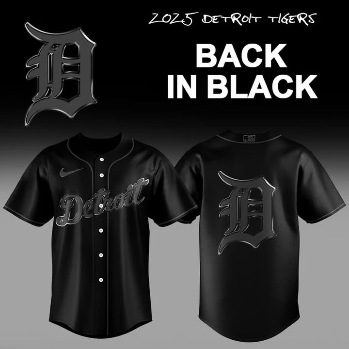 Detroit Tigers Back In Black Jersey MLB Merch Baseball Detroit Tigers Gifts For Fans-1 Detroit Tigers Back In Black Jersey MLB Merch Baseball Detroit Tigers Gifts For Fans-1