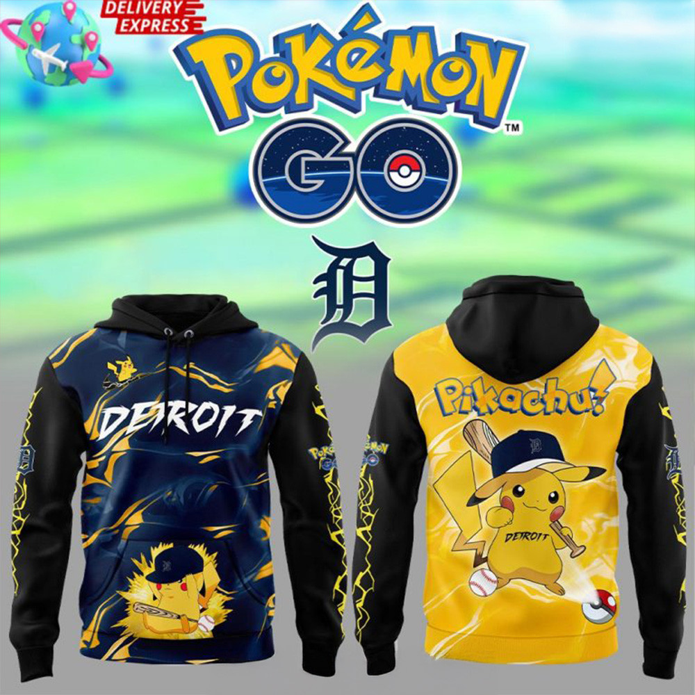 Detroit Tigers Pokemon GO Special Hoodie Detroit Tigers Merch Unique Father's Day Gifts-1 Detroit Tigers Pokemon GO Special Hoodie Detroit Tigers Merch Unique Father's Day Gifts-1