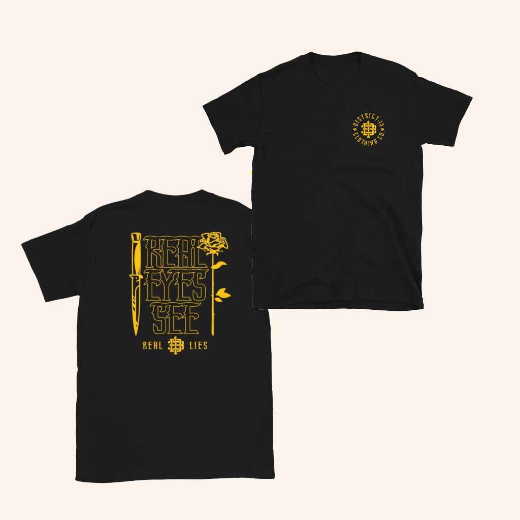 District 13 Clothing Merch D13 Real Eyes Shirt Christmas Gifts For Guys-1 District 13 Clothing Merch D13 Real Eyes Shirt Christmas Gifts For Guys-1