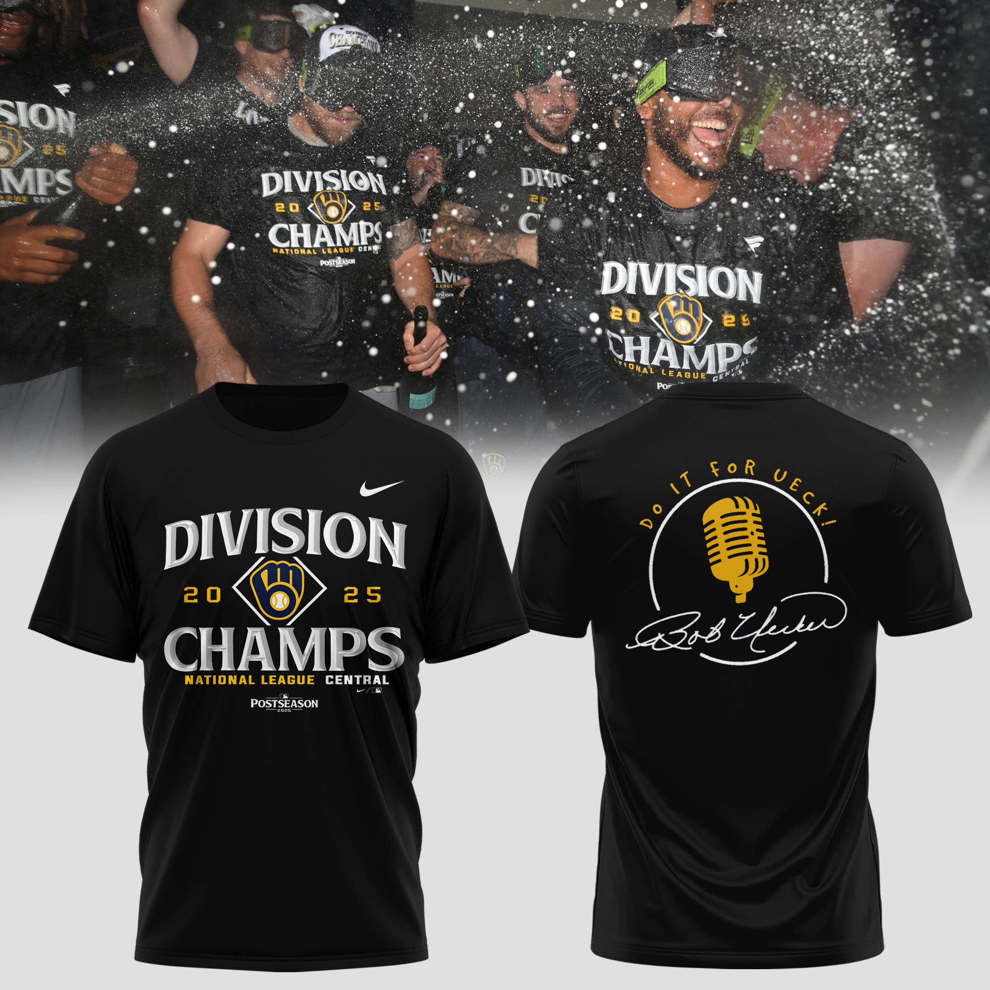 Division 2025 Champs National League T-Shirt Do It For Ueck Cool Signed Baseball Gift Ideas-1