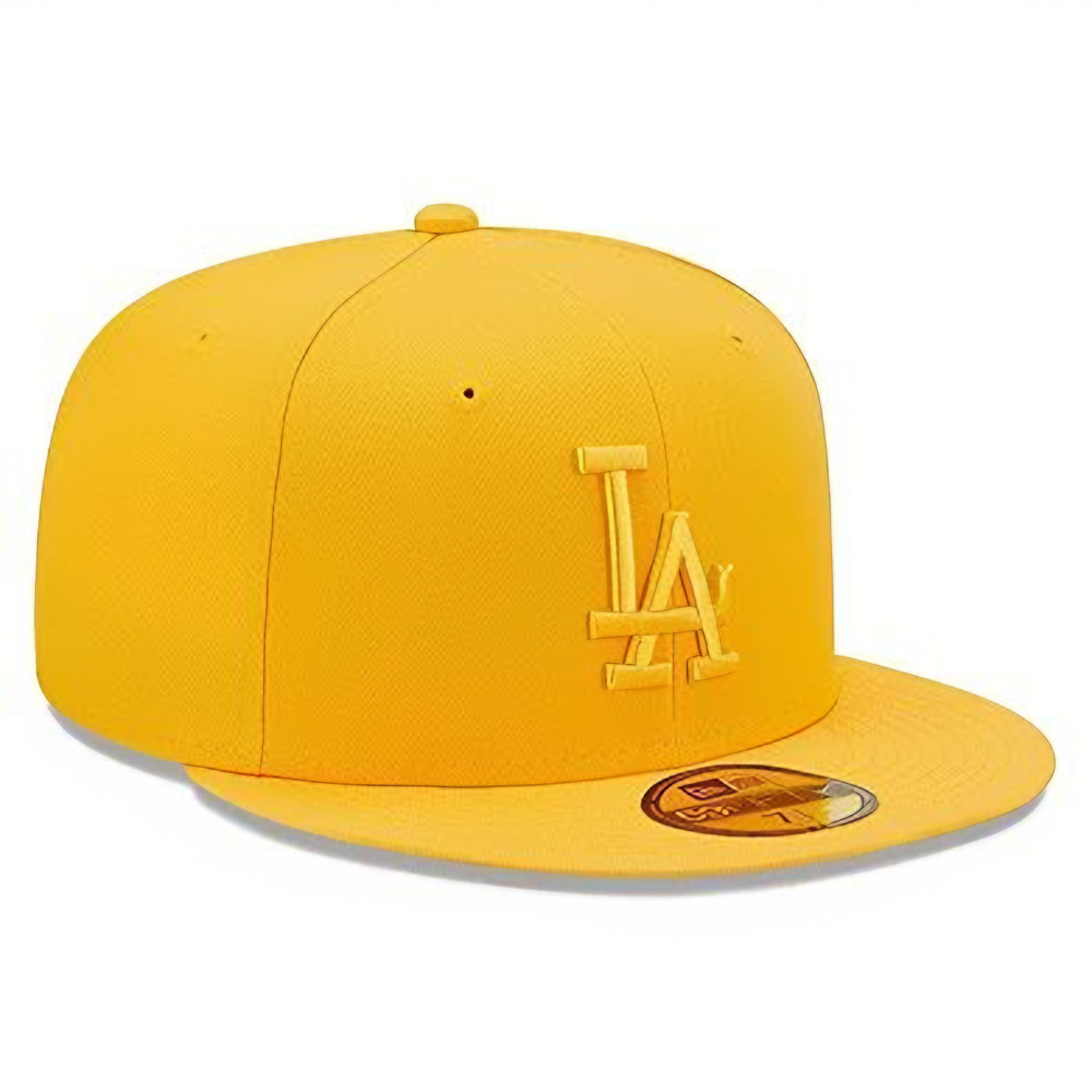 Dodgers Gold Hat MLB New Era Los Angeles Dodgers Gold Collection 59FIFTY Cap Fans Gift-1