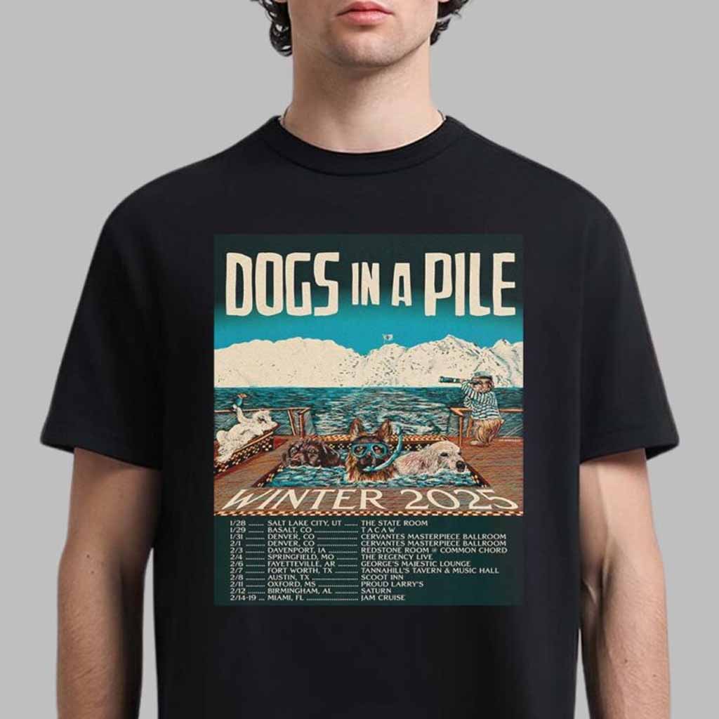 Dogs In A Pile Merch Winter Tour 2025 Shirt Unique Gifts For Music Lovers-1 Dogs In A Pile Merch Winter Tour 2025 Shirt Unique Gifts For Music Lovers-1