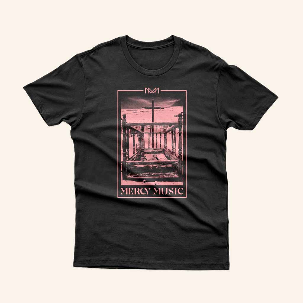 Double Helix Records Merch Mercy Music Pink Graveyard T-Shirt Christmas Gift For Friend-1