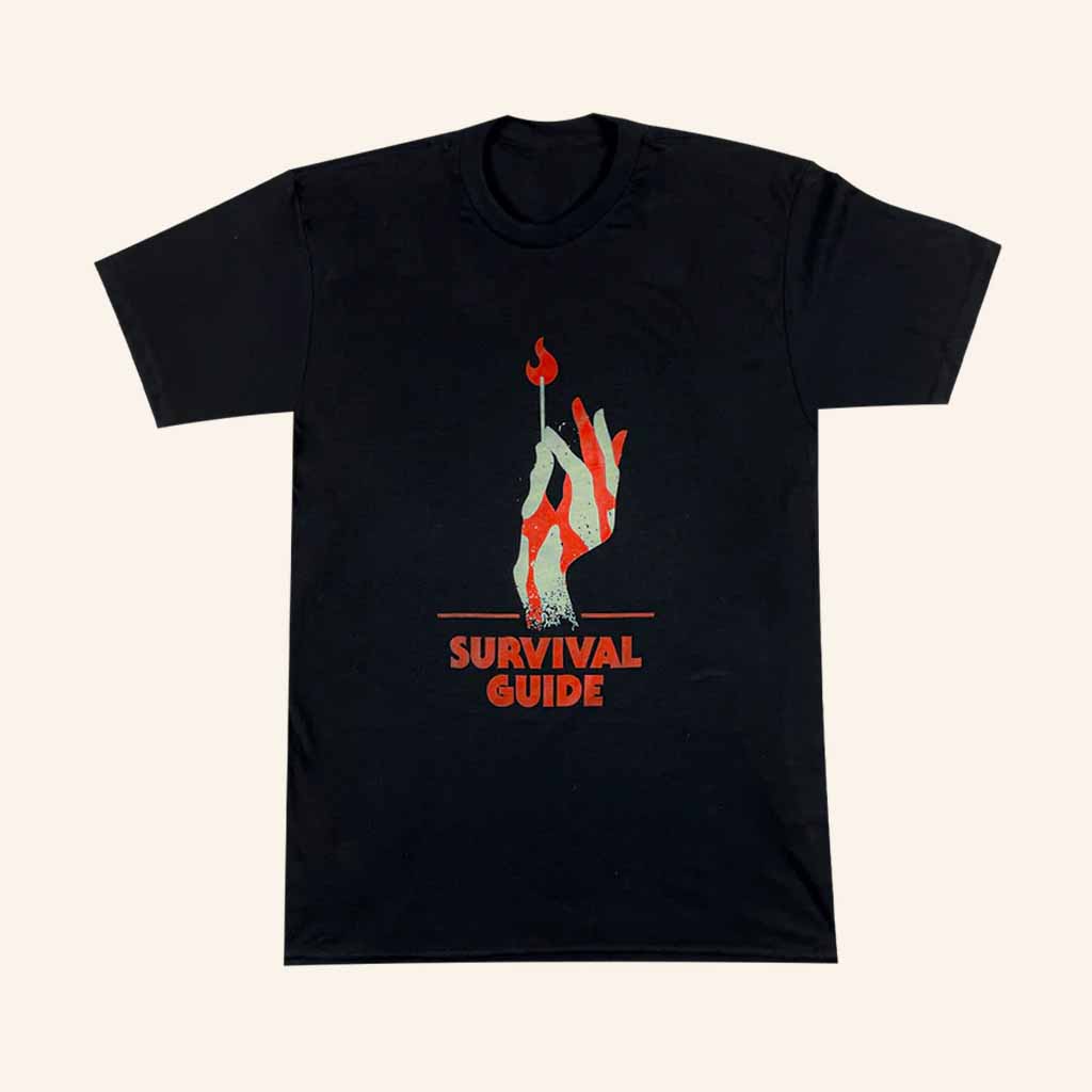 Double Helix Records Merch Survival Guide Match Black T-Shirt Dad Christmas Gifts-1 Double Helix Records Merch Survival Guide Match Black T-Shirt Dad Christmas Gifts-1