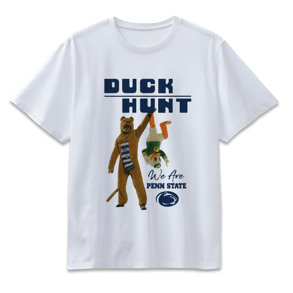 Duck Hunt We Are Penn State T-Shirt Nittany Lions Merch Gifts For Football Lovers-1 Duck Hunt We Are Penn State T-Shirt Nittany Lions Merch Gifts For Football Lovers-1