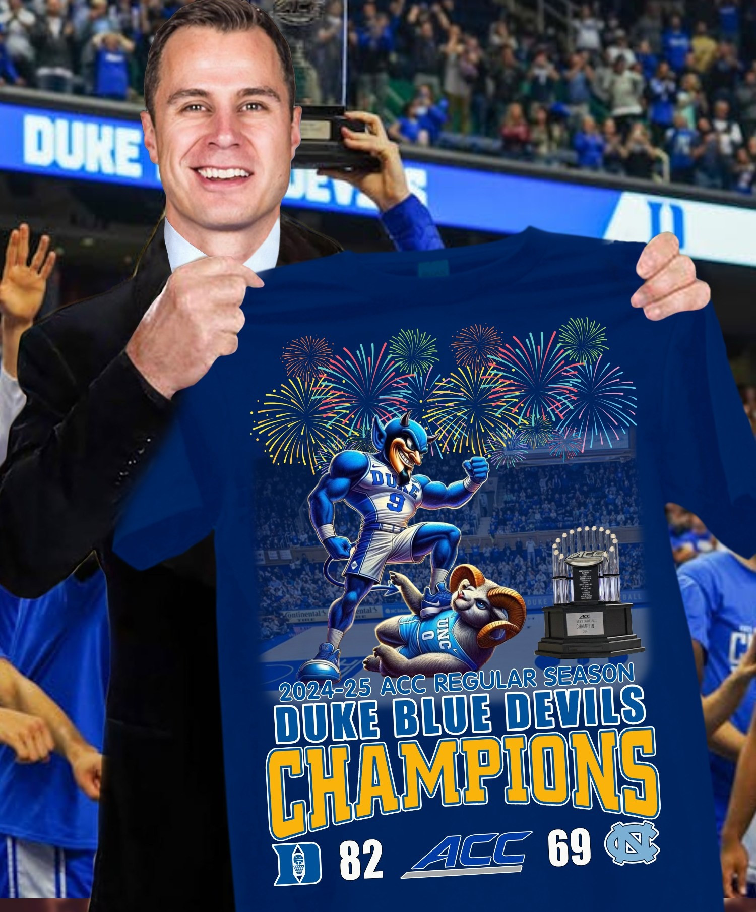 Duke ACC Championship Shirt Duke Blue Devils ACC Champions 2025 T-Shirt For Fans-1 Duke ACC Championship Shirt Duke Blue Devils ACC Champions 2025 T-Shirt For Fans-1