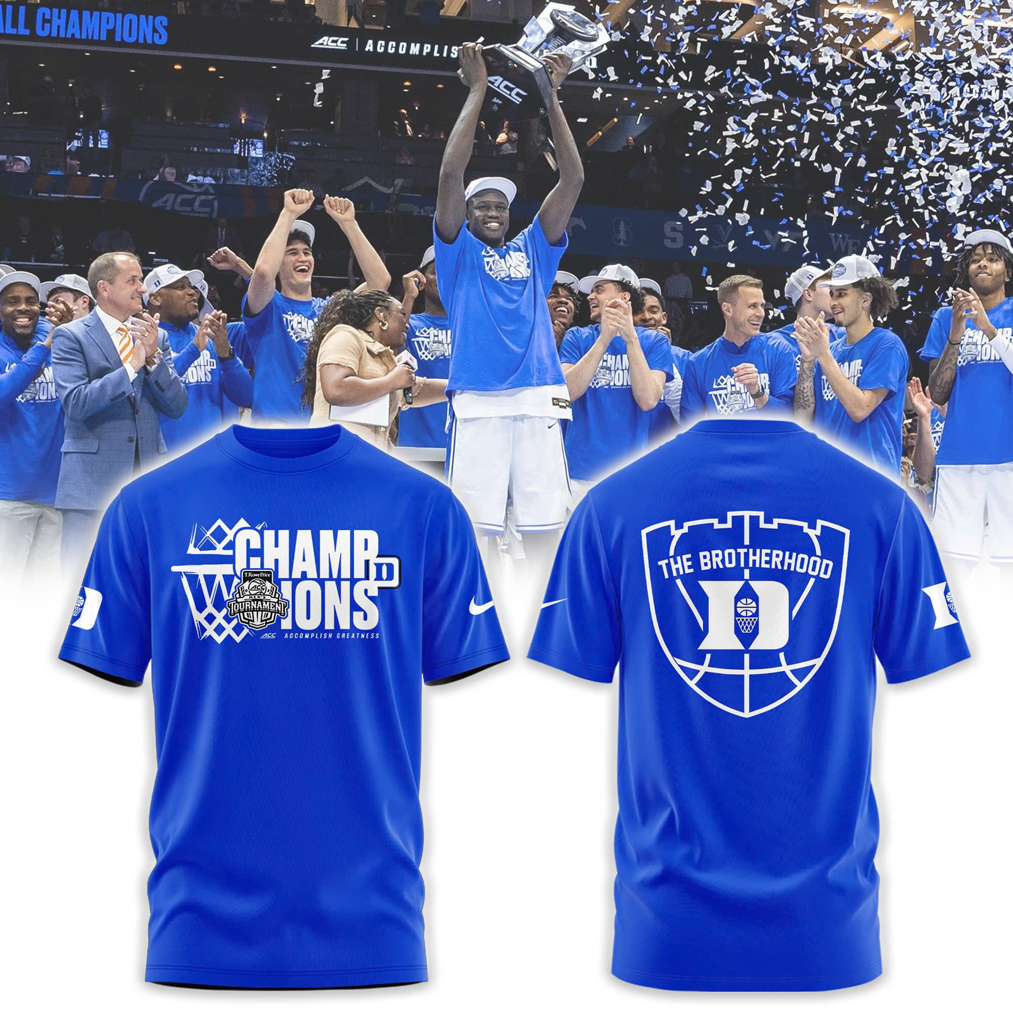 Duke Acc Championship Shirt 2025 Blue Devils Duke ACC Championship The BrotherHood Merch-1 Duke Acc Championship Shirt 2025 Blue Devils Duke ACC Championship The BrotherHood Merch-1