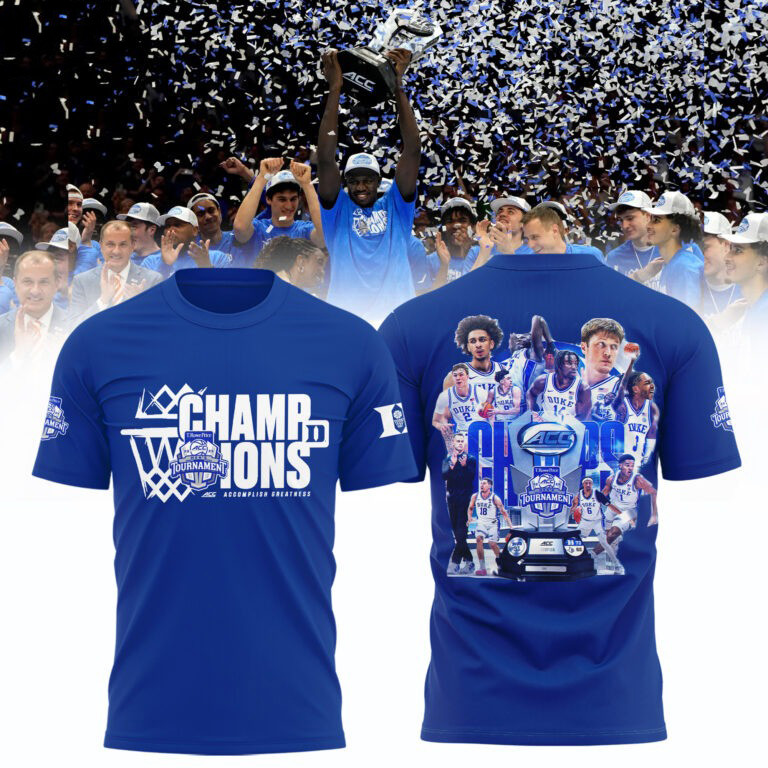 Duke Blue Devils ACC Championship Shirt 2025 Men's Basketball Conference Tournament Champions-1 Duke Blue Devils ACC Championship Shirt 2025 Men's Basketball Conference Tournament Champions-1