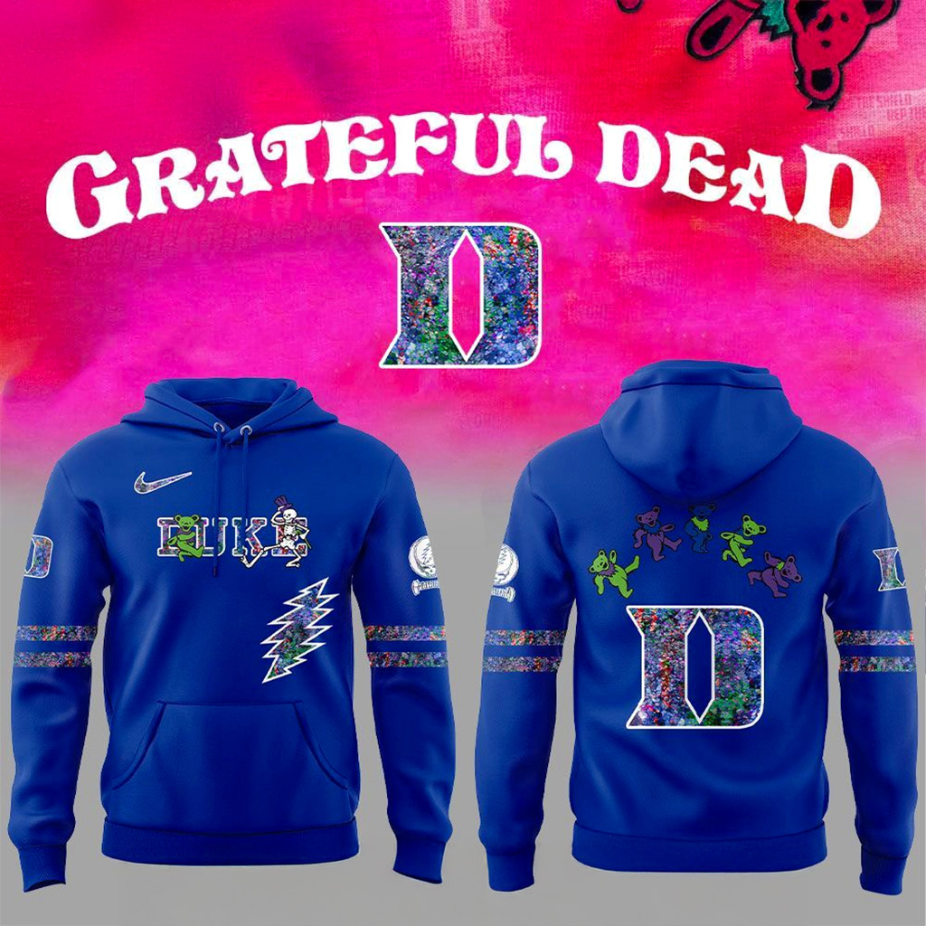 Duke Blue Devils Grateful Dead Night 2025 Hoodie Duke Blue Devils Merch Gifts For Brother-1