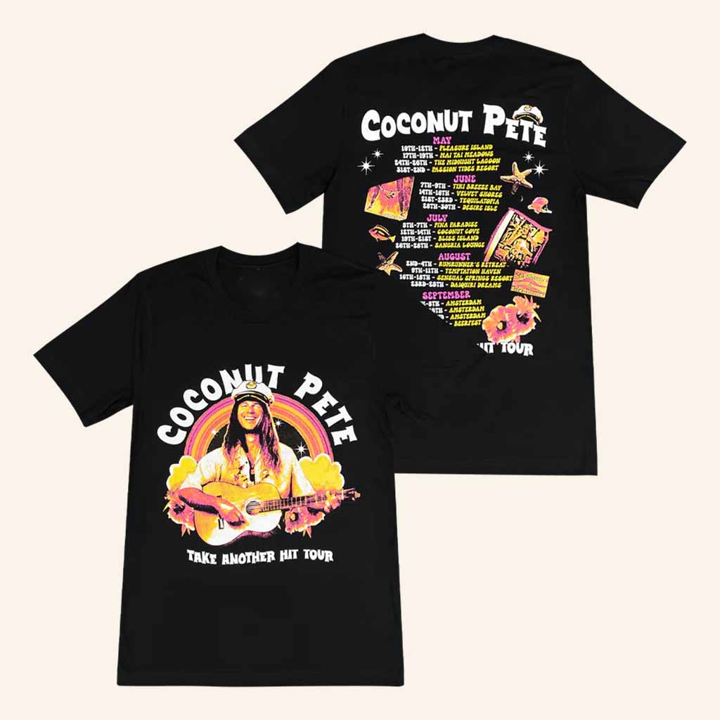EP THANKSQUARE15 Merch Coconut Pete Take Another Hit Tour T-Shirt Gifts For Music Fans-1
