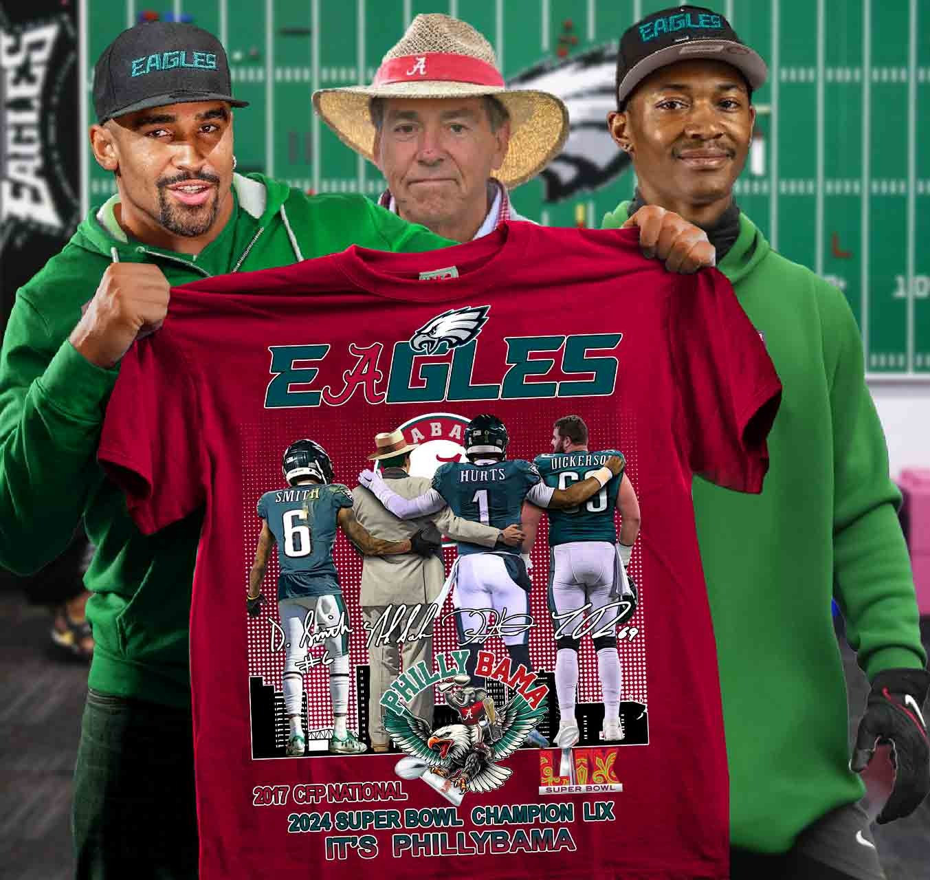 Eagles 2024 Super Bowl Champion Lix It's PhillyBama Shirt Philadelphia Eagles Fan Merch-1 Eagles 2024 Super Bowl Champion Lix It's PhillyBama Shirt Philadelphia Eagles Fan Merch-1