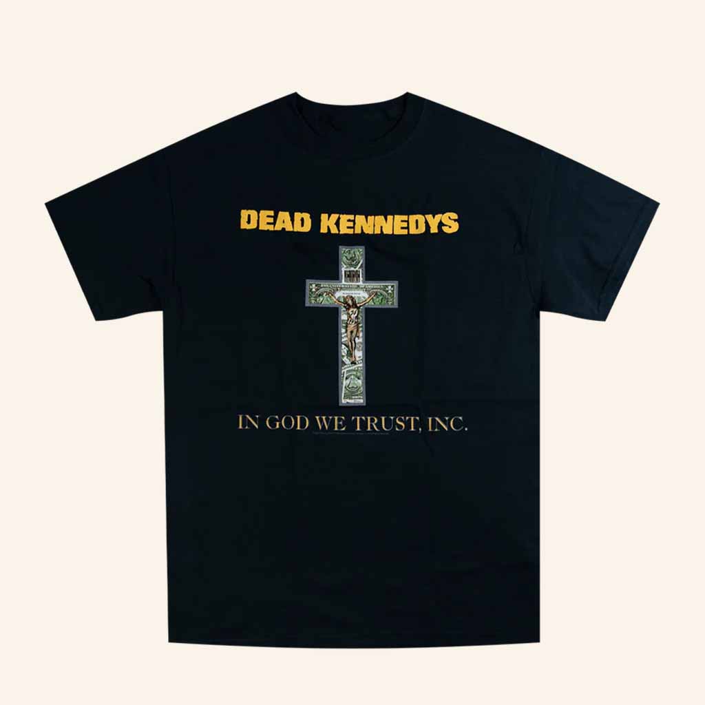Easy Partners Merch Dead Kennedys In God We Trust Cross T-Shirt Faith Gift For Fan-1