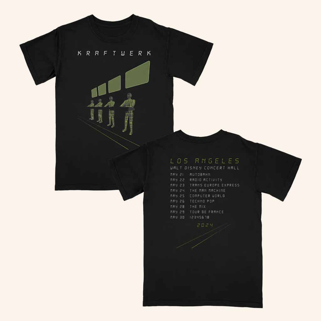 Easy Partners Merch Kraftwerk Los Angeles 2024 Black T-Shirt Xmas Presents For Him-1 Easy Partners Merch Kraftwerk Los Angeles 2024 Black T-Shirt Xmas Presents For Him-1