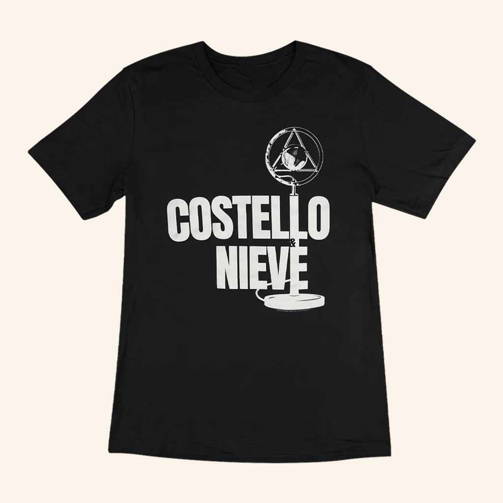 Elvis Costello Merch Microphone T-Shirt Christmas Presents For Boyfriend-1 Elvis Costello Merch Microphone T-Shirt Christmas Presents For Boyfriend-1