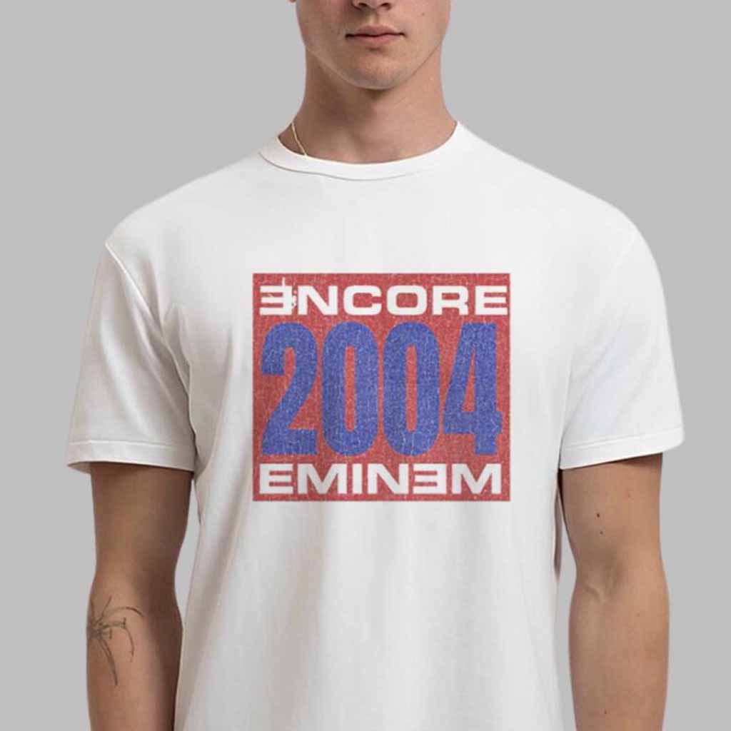 Eminem Encore 2004 Vintage T-Shirt Eminem Merch Gift Ideas For Music Lovers-1