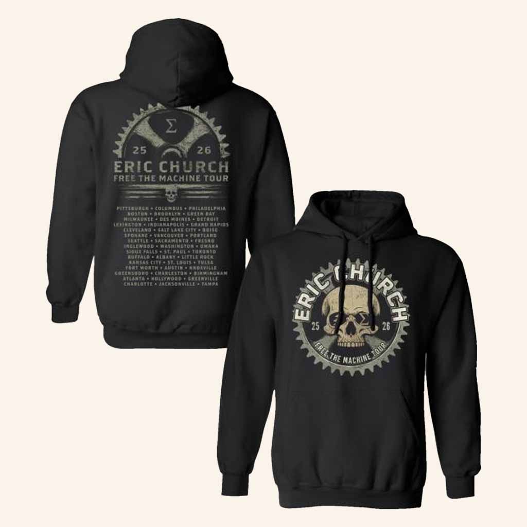 Eric Church Merch Free The Machine Tour Hoodie Presents For Music Lovers-1 Eric Church Merch Free The Machine Tour Hoodie Presents For Music Lovers-1