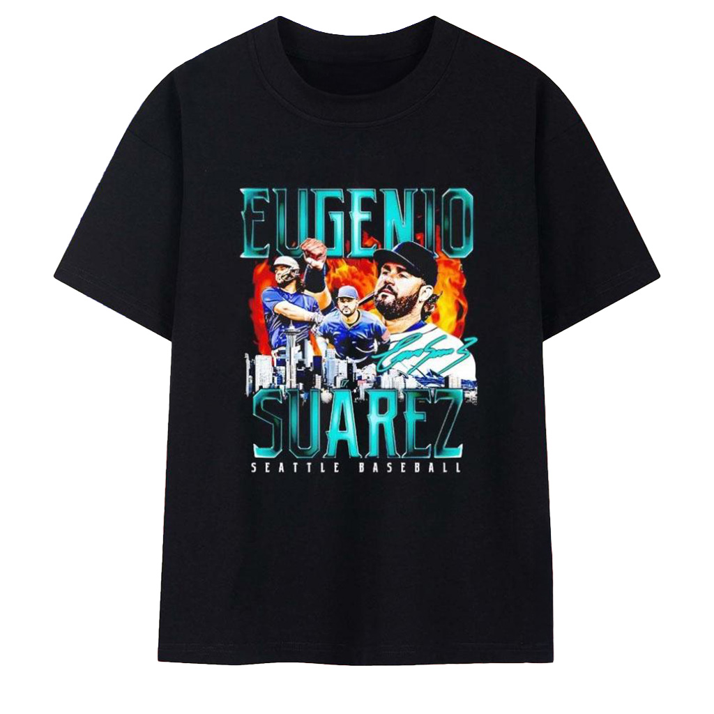 Eugenio Suarez Triple Player Seattle Baseball T-Shirt Eugenio Suarez Merch Fans Gifts-1 Eugenio Suarez Triple Player Seattle Baseball T-Shirt Eugenio Suarez Merch Fans Gifts-1