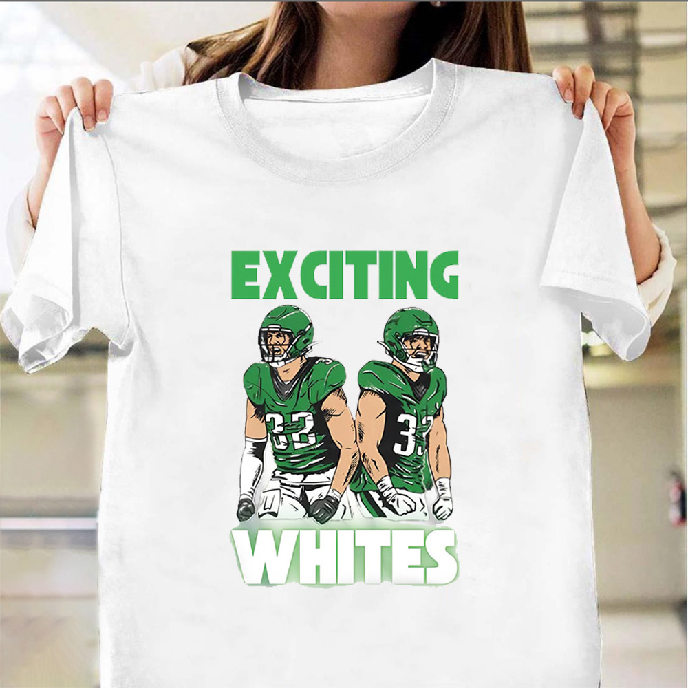 Exciting Whites Shirt Eagles Blankenship Cooper Dejean Exciting Whites T-Shirt Fan Gifts-1 Exciting Whites Shirt Eagles Blankenship Cooper Dejean Exciting Whites T-Shirt Fan Gifts-1