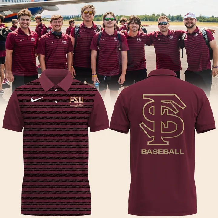 FSU Florida State Seminoles Baseball 2025 Polo Shirt FSU Apparel Gift Ideas-1 FSU Florida State Seminoles Baseball 2025 Polo Shirt FSU Apparel Gift Ideas-1