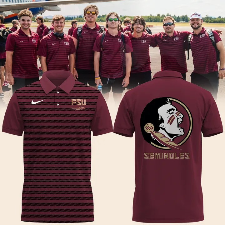 FSU Florida State Seminoles Baseball 2025 Polo Shirt FSU Clothing Gifts For Him Her-1 FSU Florida State Seminoles Baseball 2025 Polo Shirt FSU Clothing Gifts For Him Her-1