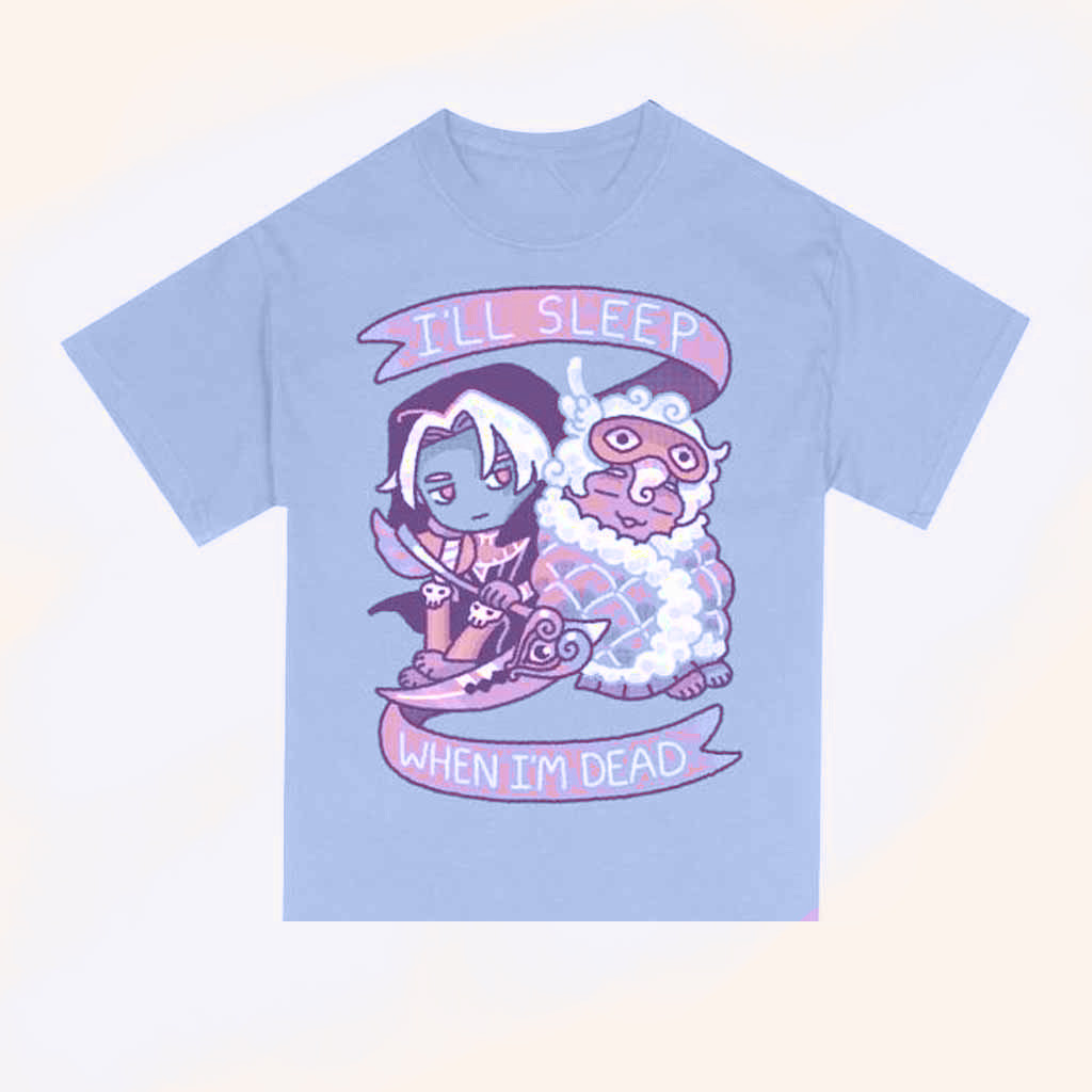 Fangamer Merch Hades I'll Sleep When I'm Dead Shirt Unique Gifts For Girlfriend-1 Fangamer Merch Hades I'll Sleep When I'm Dead Shirt Unique Gifts For Girlfriend-1