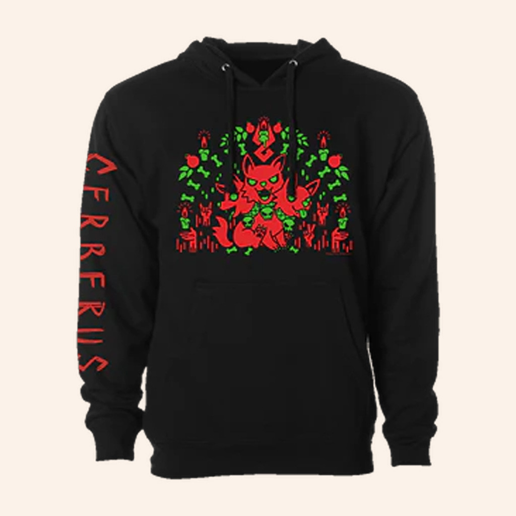 Fangamer Merch Store Hades Three-Headed Good Boy Hoodie Christmas Present For Dad-1