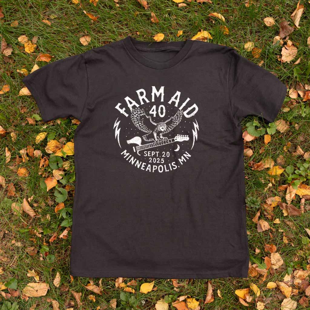 Farm Aid Merch Farm Aid 40 Barn Owl T-Shirt Husband Christmas Gift Ideas-1
