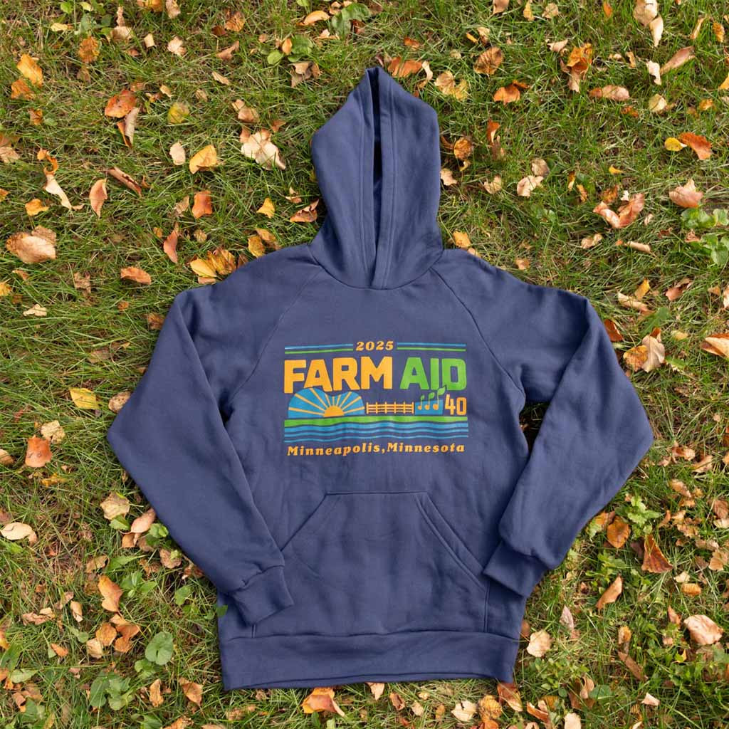 Farm Aid Merch Farm Aid 40 Guitar Sunrise Hoodie Xmas Gifts For Friends-1